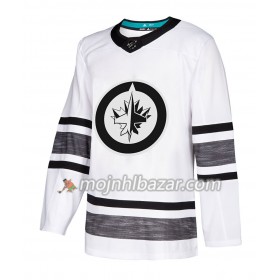 Dresovi Winnipeg Jets Blank 2019 All-Star Adidas Bijela Authentic - Muške